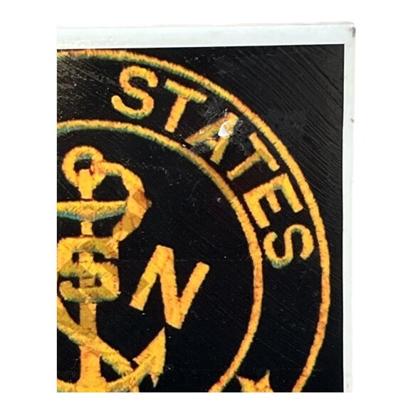 Set of 4 U.S. Navy Ceramic Tile Coasters – 4.25" – Cork Backing – Military Decor - Picture 2 of 3